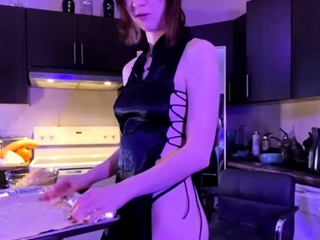 Brunette and her toys have close up masturbation sex