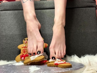 Foot fetish Close up feet and toes tease