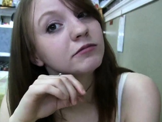 Toilet slut sucking cock