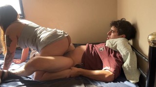 College classmate came to my house to do Homework